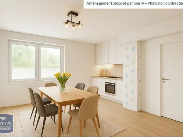 Appartement 3 pièces 56 m²