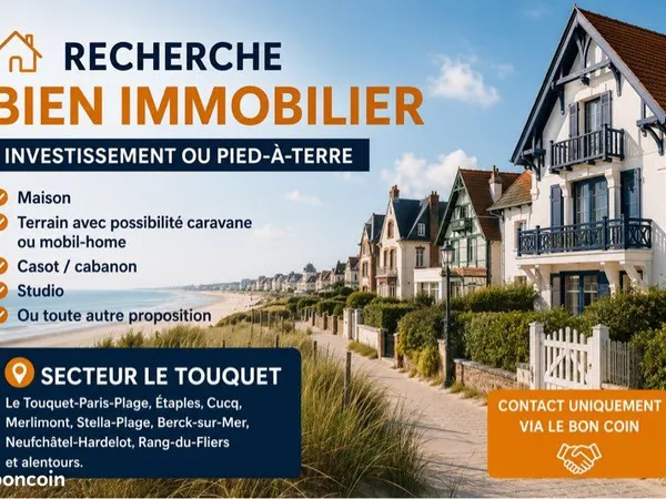 🏡 recherche bien immobilier - le touquet