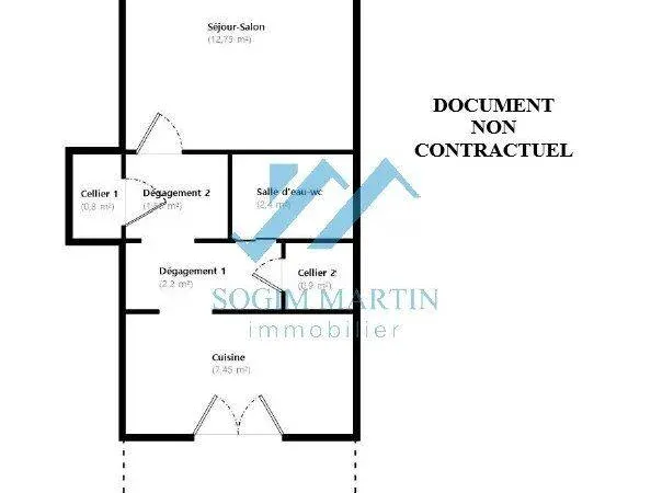 Appartement 1 pièce 28 m²