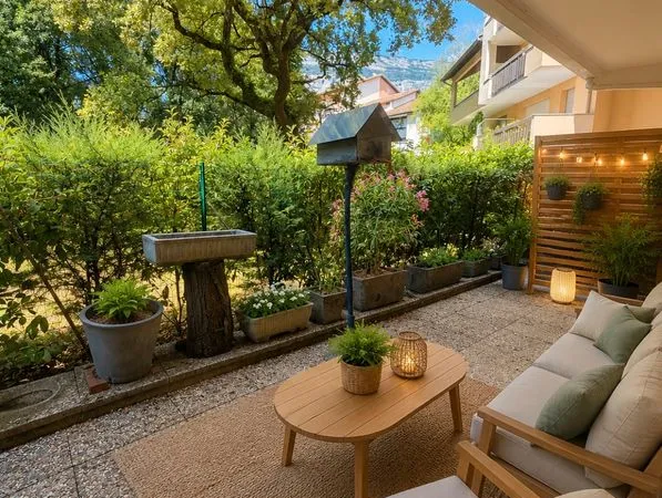 T2 50 m2 en rez de jardin