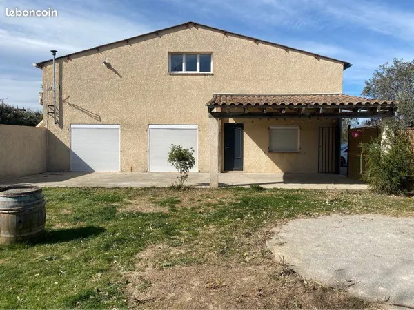 Appartement 135 m² - 3 chambres - Terrain + garage 50 m² - La Rouvière