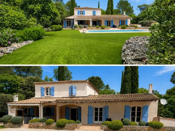 A vendre maison type provencale 180m2, 5 chambres, garage, PISCINE 3600m2 de terrain