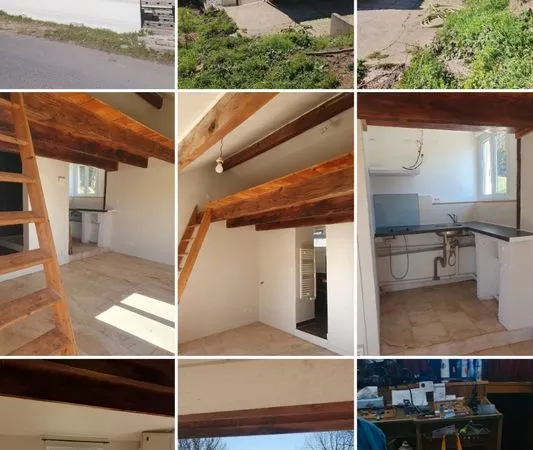 Studio indépendant sur 100 mètres carrés de terrain