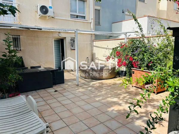 LE BARCARES,A 500M DE LA PLAGE,MAISON T5,GARAGE,2 EXTERIEURS