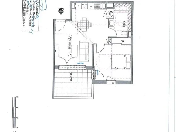 Appartement 2 pièces 46 m²
