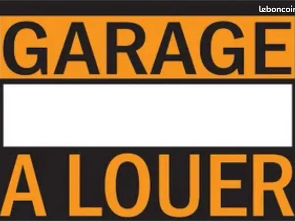Loue garage Grand rond bûchet