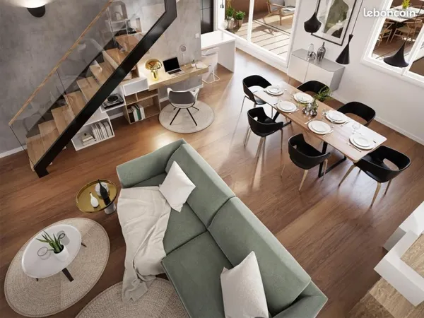 Duplex 3 pièces 72 m²