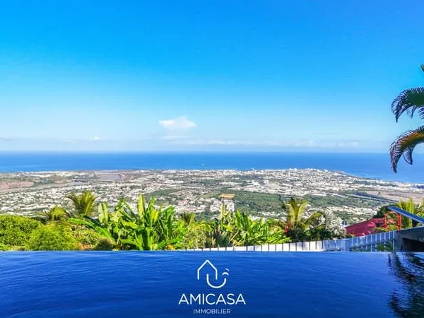 EXCEPTIONNELLE VUE MER VILLA T4/5 AVEC PISCINE GARAGE A LA P