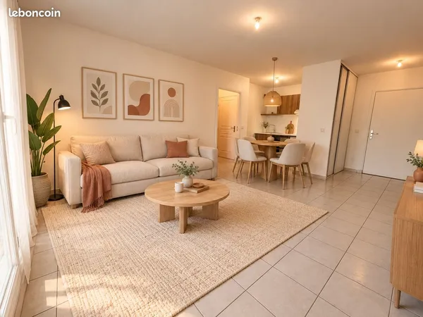 Quartier La Courondelle - 2 pièces - 41 m² - balcon couvert de 9m2 - vue sur espaces verts - parking