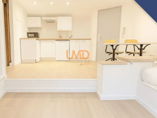 T2 atypique 50m2 au sol, centre-ville, bel immeuble