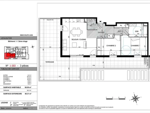 Bel appartement avec terrasse et piscine, à quelques pas de la mer...