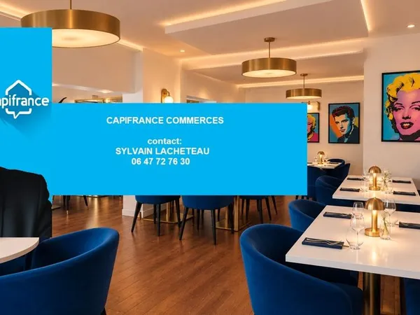 Fonds de commerce restaurant 164 m²