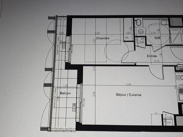 Appartement de 44m2 à louer sur Rennes