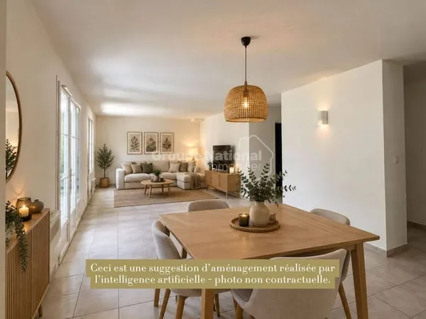 Maison de plain-pied 4 pièces 96 m²