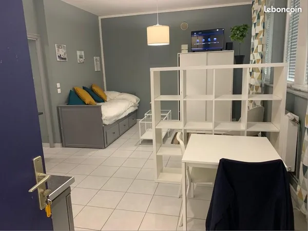 Studio meublé 26 m² - Longwy (54400) - 670 charges comprises - frontalier Luxembourg