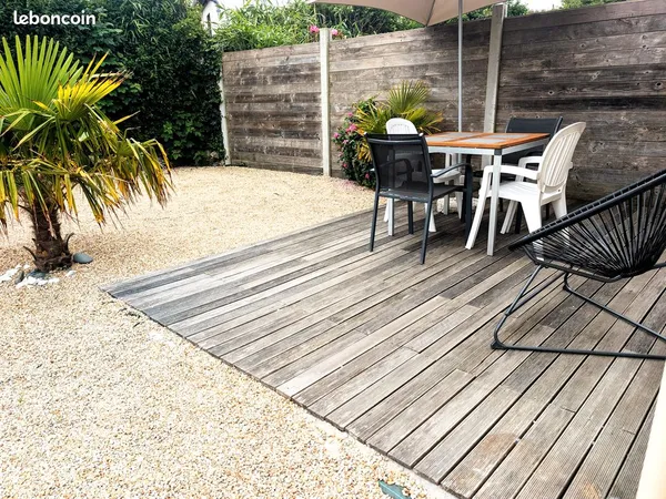 Petite maison 800m plage de trestraou. Jardin clos