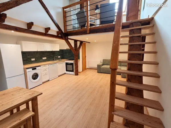 APPARTEMENT MEUBLÉ 3 PIÈCES — BRIANÇON, VIEILLE VILLE 55 m² — 910 charges comprises