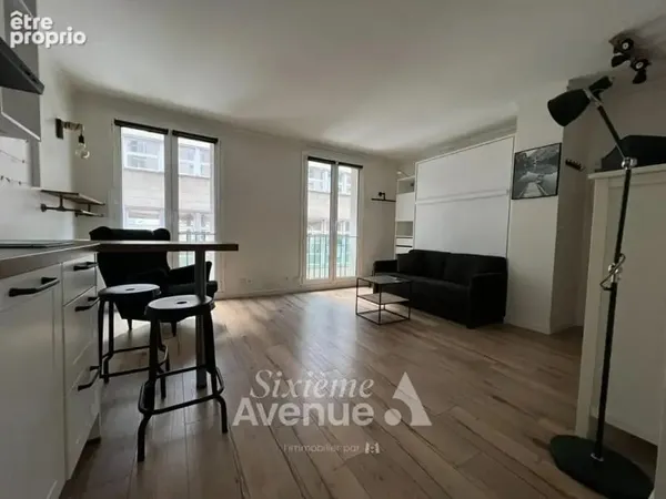 Appartement Paris 1 pièce(s) 24.22 m2