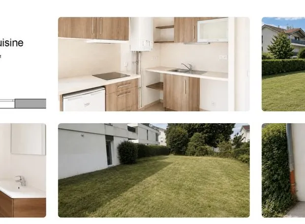 T1 meublé + Jardin + Garage