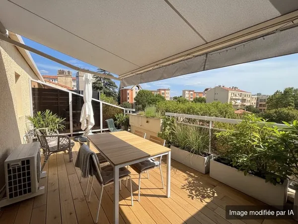 Appartement 2 pièces avec terrasse et vue dégagée à proximit