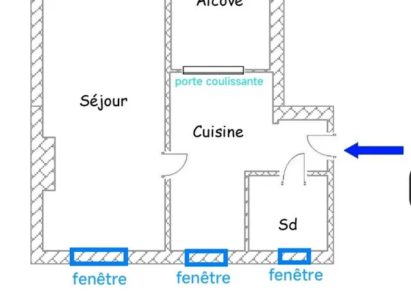 Appartement T2, 26M2