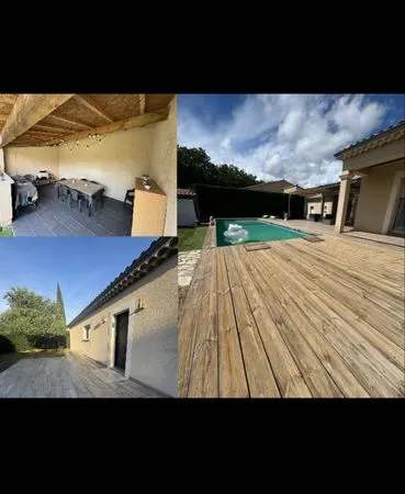 Maison récente 125m² - 3 ch - Piscine - Plain-pied - Saint-Montan