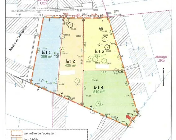 Terrain 395 m² Riom