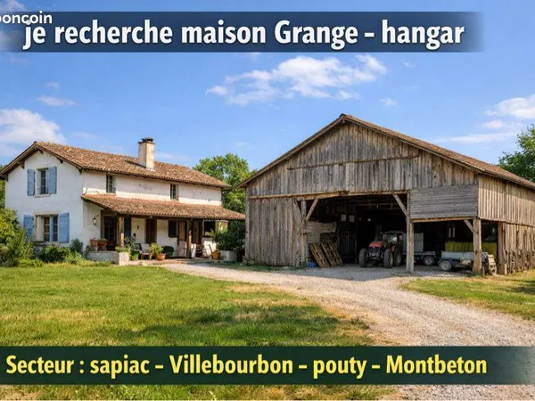 Hangar - maison grange - garage 🚨