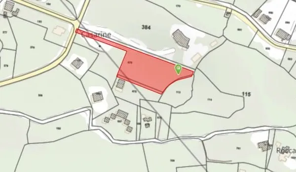 Terrain constructible de 4600 m²