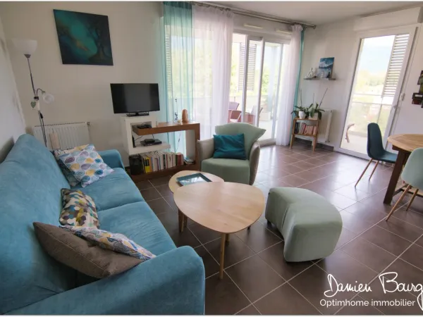 T3 avec terrasse, vue sur le Jura et garage