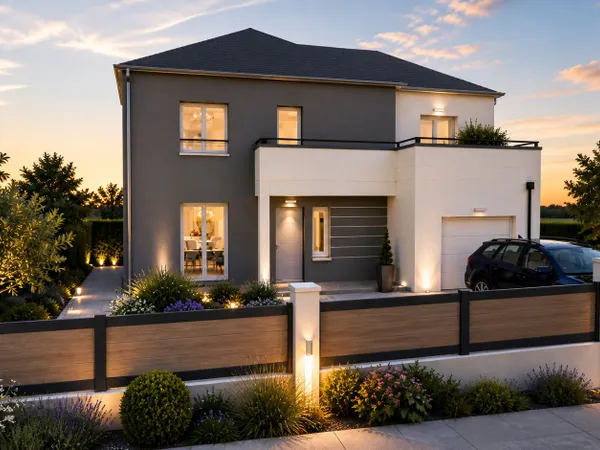 Terrain + maison 120 m²