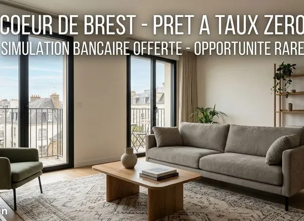 Appartement - 2 pièces - CENTRE VILLE BREST T2 200 000