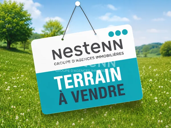 Terrain Questembert RARE Centre ville arboré zone UA
