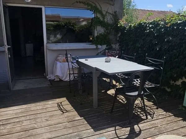 Arcachon, maison coup de coeur, terrasse et cheminée