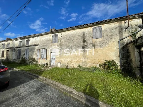 Ancien corps de ferme à rénover 250m² au sol