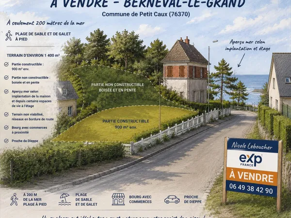 Terrain 1400 m²