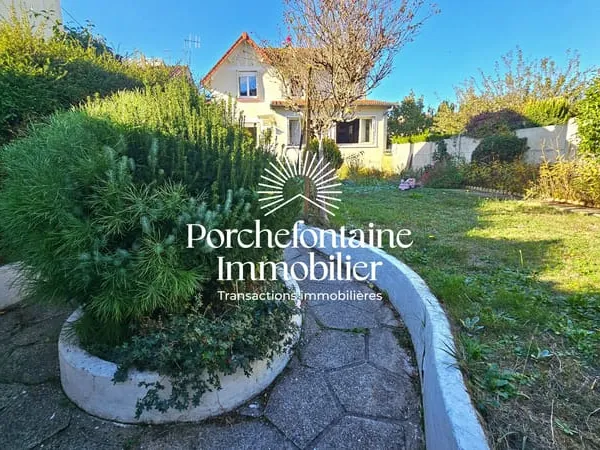 Maison 5 pièces 90 m2 habitables avec beau jardin sur parcel