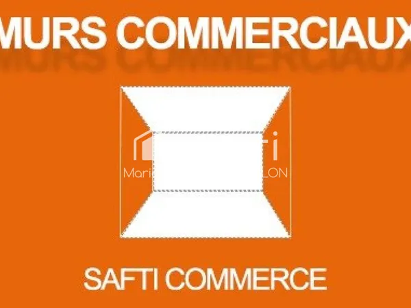 Vend murs commerciaux, parfait état, axe passant