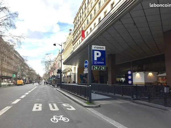 Parking à louer Paris 9 dans les Galeries Lafayette