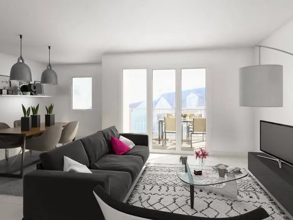 Appartement 3 pièces 60 m²