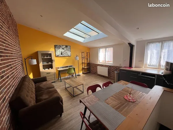 Appartement duplex meublé