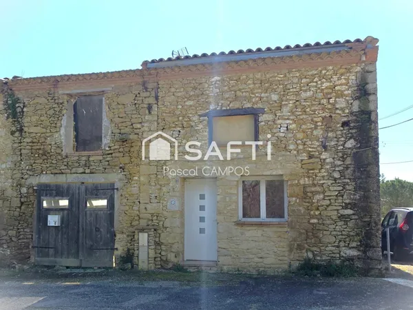 Maison de village 3 chambres avec cour et garage