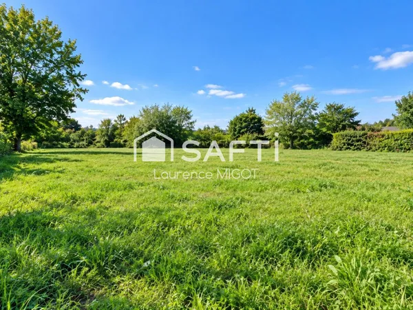Terrain viabilisé de 501 m² à Pierric