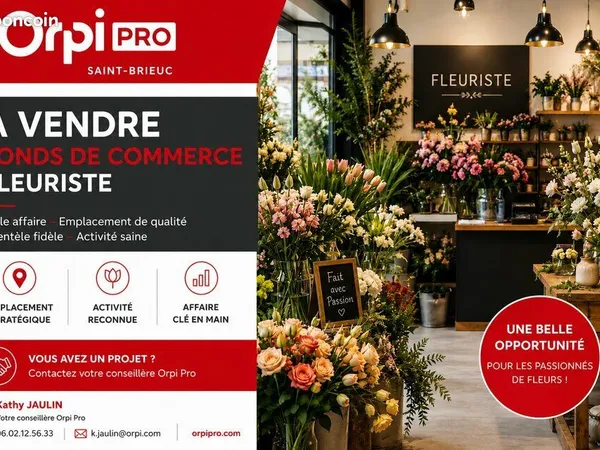 Fonds de commerce 80 m²