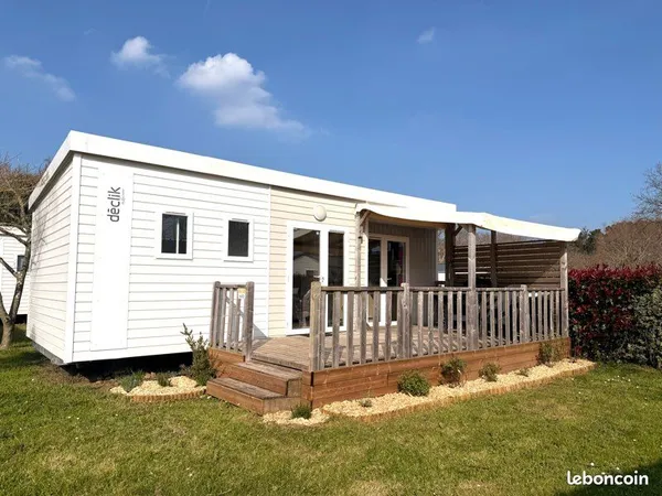 À vendre : Mobil-home familial situé au sein d'un camping 4⭐️ à Trégunc