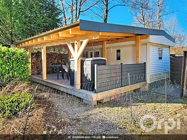 EXCLUSIVITÉ ORPI STANISLAS : Charmant mobil-home de 27 m² + terrain privatif - Au coeur des Vosges (