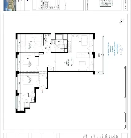 Appartement 4 pièces 89 m²