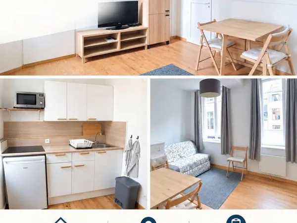 Studio meublé de 19 m² au coeur d'Arras