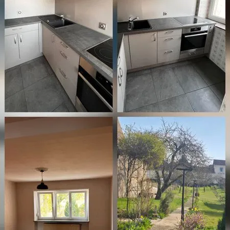 Appartement 3 pièces avec Jardin, Cave et Garage