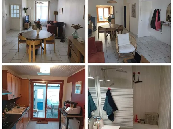 Croix Centre - Maison 75 m2 meublée avec jardin et véranda